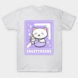 Cute Sagittarius Cat T-Shirt